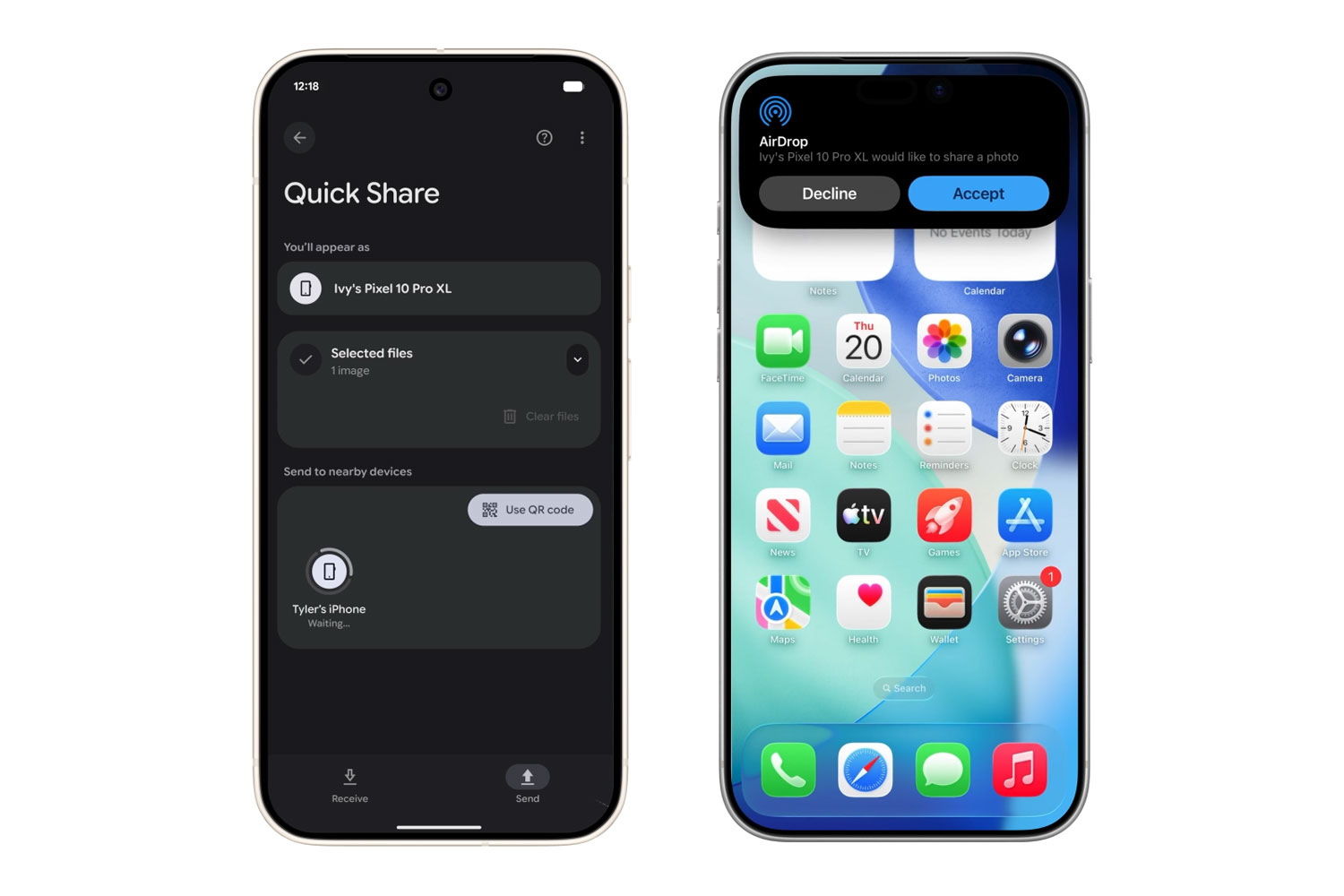 Quick Share and AirDrop Now Work Together for Seamless File Sharing