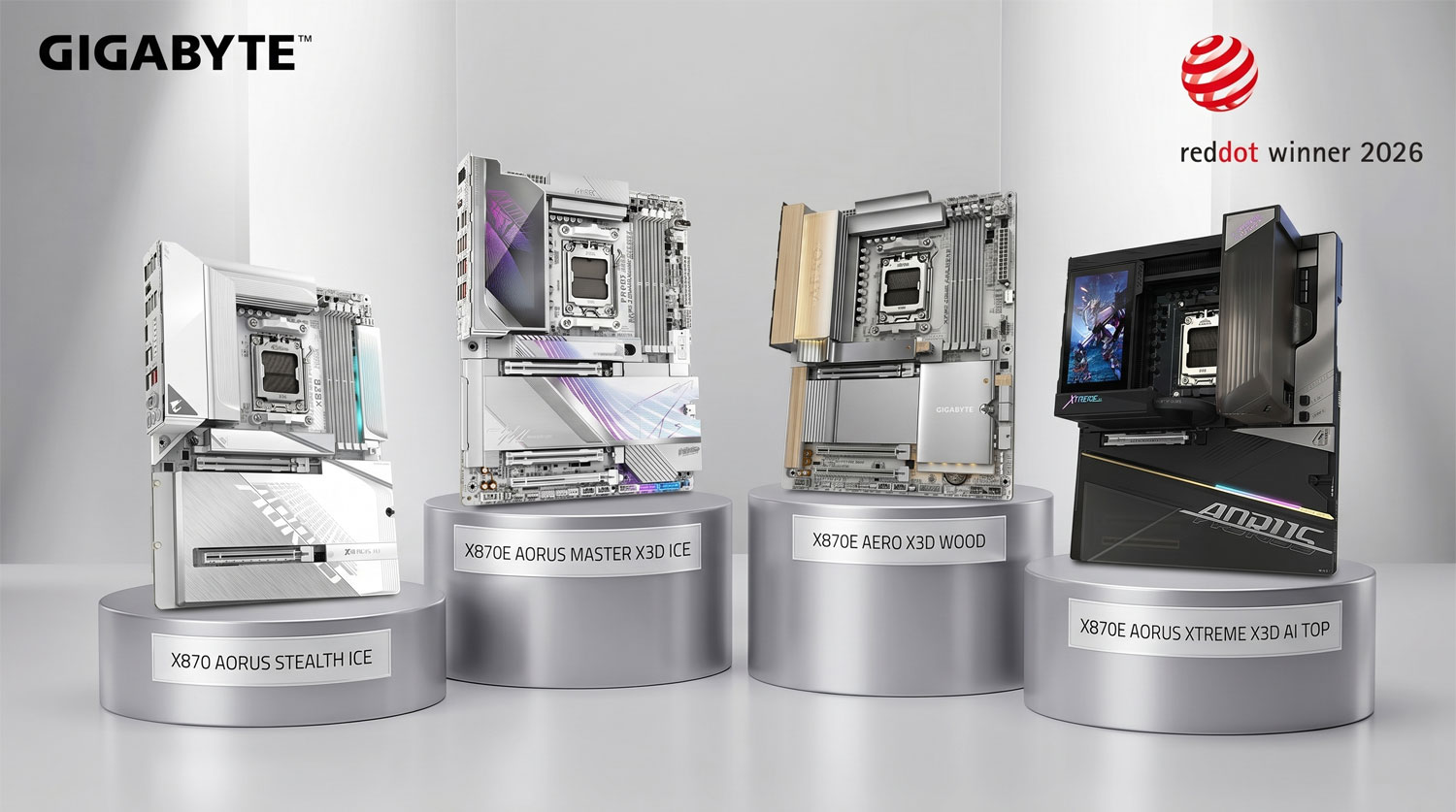 GIGABYTE Motherboards Earn Supreme Recognition with 2026 Red Dot Design Honors