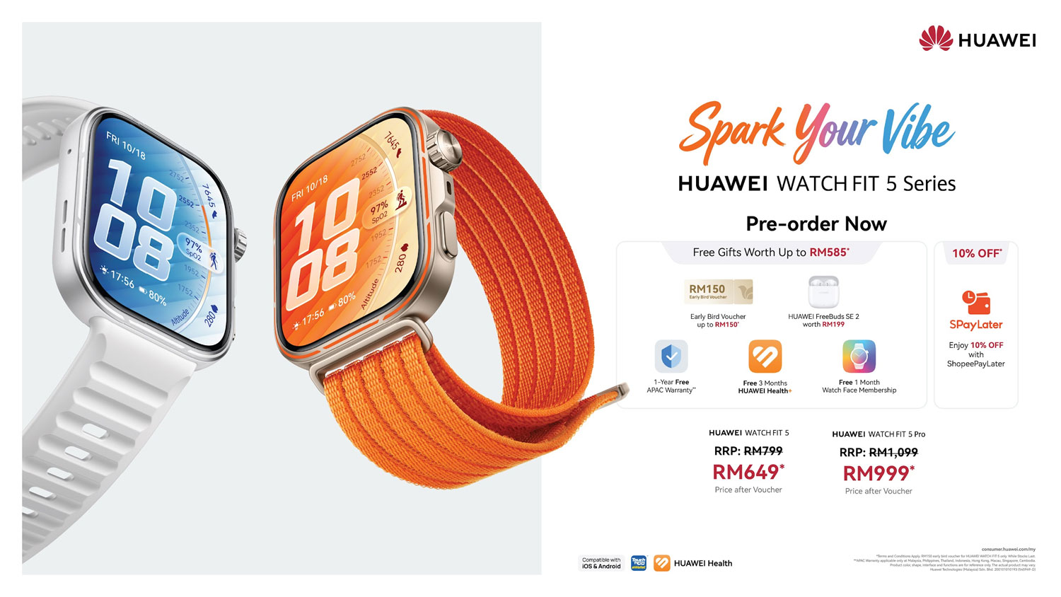 HUAWEI WATCH FIT 5 Series Launch