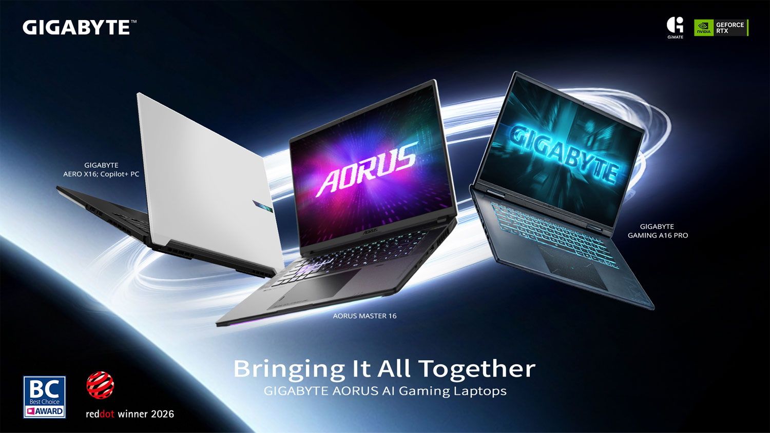 GIGABYTE New AI Gaming Laptops @ COMPUTEX 2026