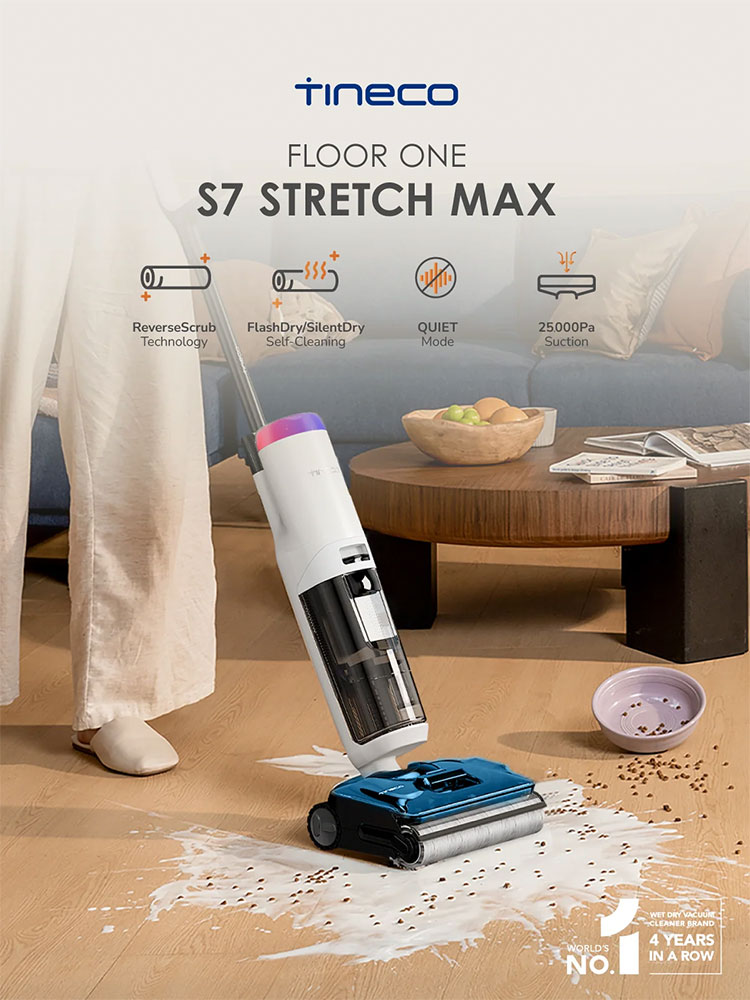 Tineco FLOOR ONE S9 Artist Steam Pro Purple Edition Tineco FLOOR ONE S7 Stretch Max