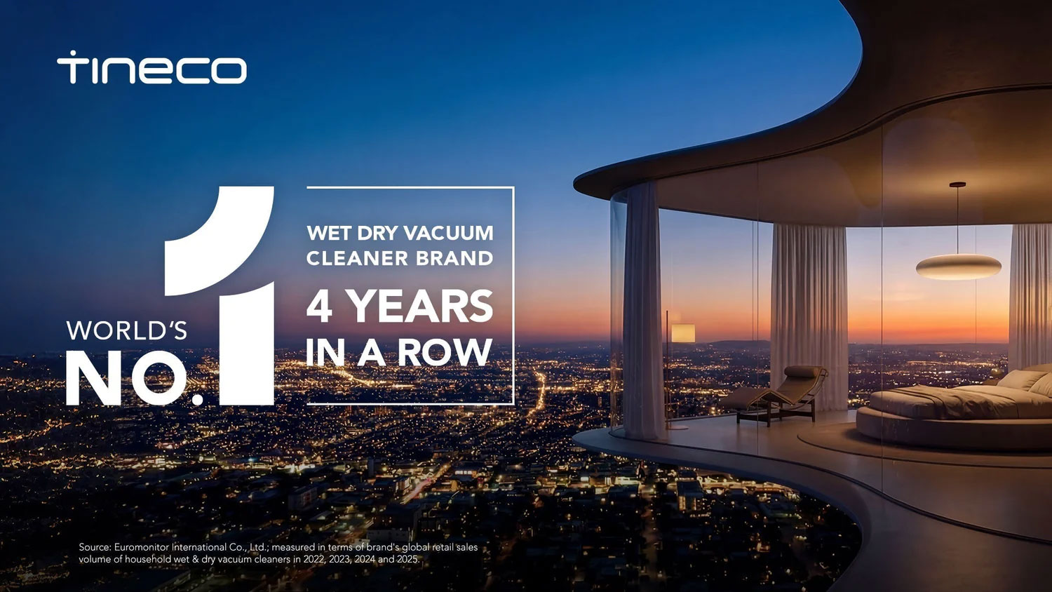 Tineco World's No. 1 in Wet & Dry Vacuum Cleaning