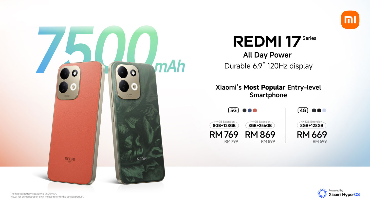 Xiaomi REDMI 17 Series Arrives with 7,500mAh Battery