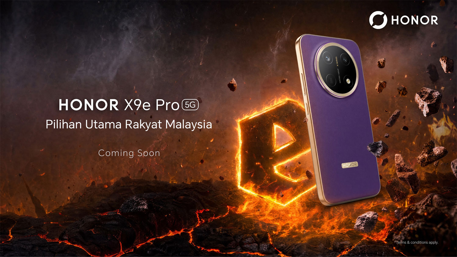 HONOR X9e Pro Confirmed for Malaysia with Extreme Battery, Durability and Water Resistance