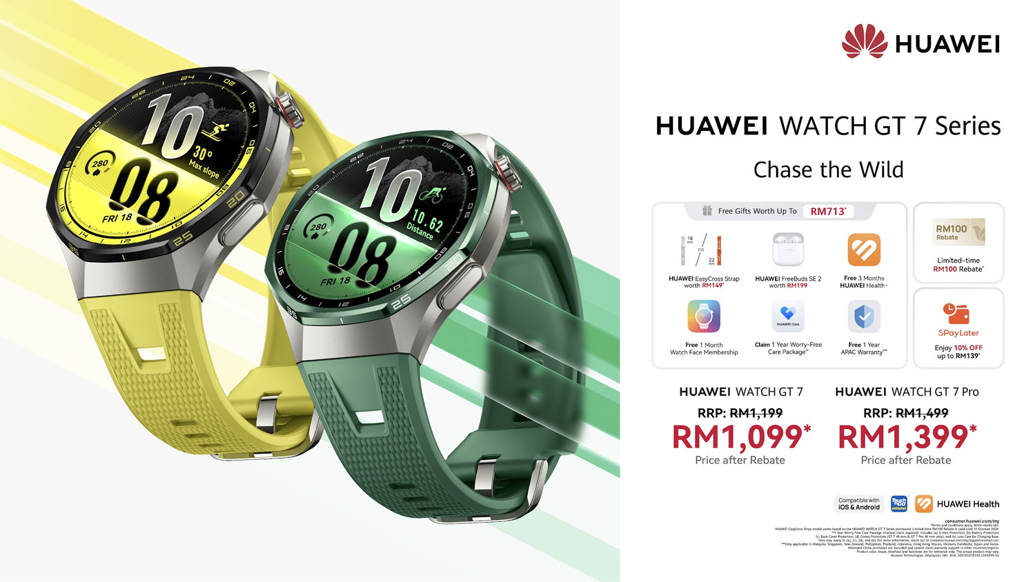 HUAWEI WATCH GT 7 Series Launches in Malaysia with Up to 21 Days Battery Life